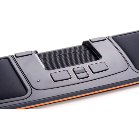 Mousetrapper Advance 2.0 Sort Orange Mousetrapper-kontrolmåtte